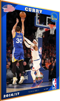 CURRY GOLDEN STATE 2016-2017 NBA  Maglorius Unique Plate