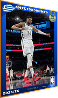 ANTETOKOUNMPO MILWAUKEE BUCKS 2025-2026 NBA  Maglorius Unique Plate