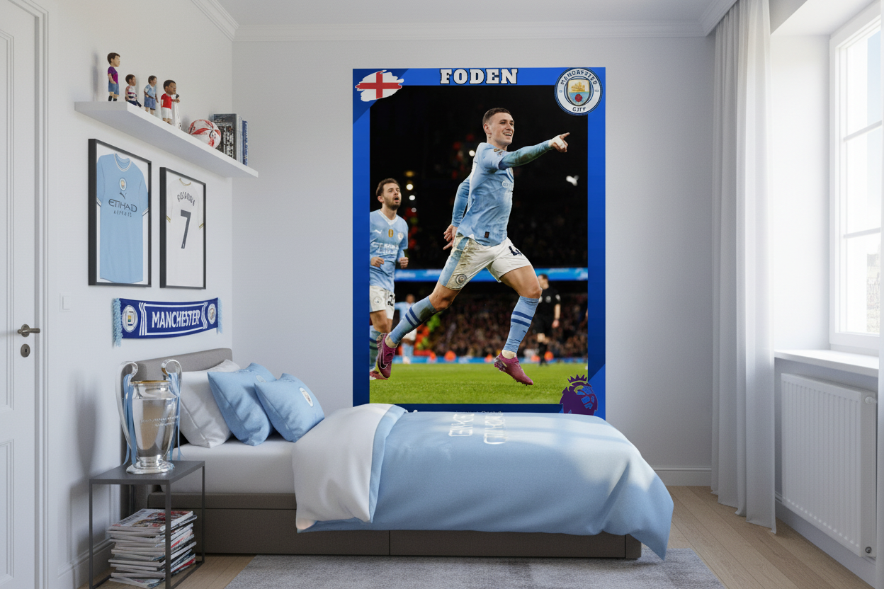 HAALAND MAN CITY 2024-2025 PREMIER LEAGUE  Maglorius Unique Plate